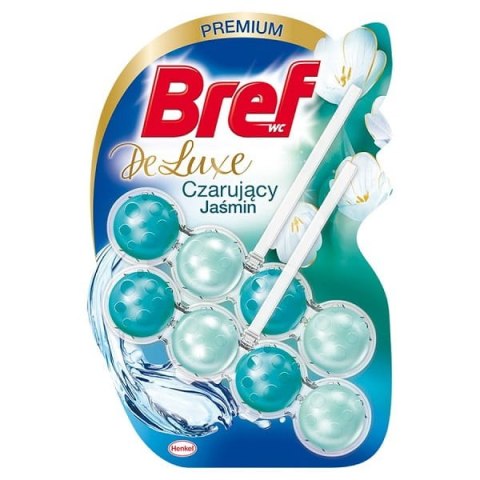 Bref DeLuxe Kulki do WC Czarujący Jaśmin 2 x 50 g Bref DeLuxe Kulki do WC Czarujący Jaśmin 2 x 50 g