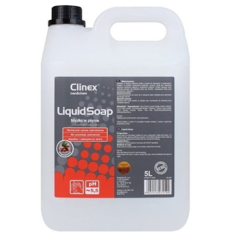 CLINEX Liquid Soap mydło 5L. białe CLINEX Liquid Soap mydło 5L. białe