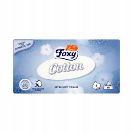 Chusteczki uniwersalne FOXY Cotton trzywarstwowe 90x
