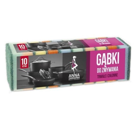 Gąbka do zmywania (10szt) Anna Zaradna mini Gąbka do zmywania (10szt) Anna Zaradna mini