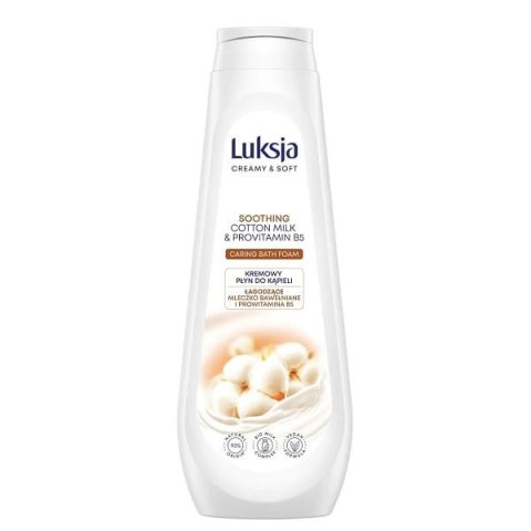 Płyn do kąpieli Luksja Creamy & Soft Mleczko Bawełniane i Prowitamina B5