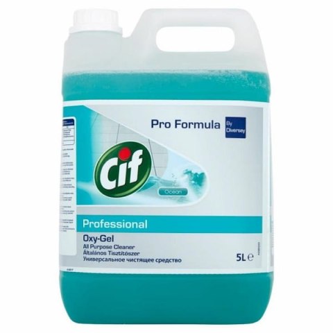 Płyn do podłóg CIF Profesional OXY-GEL Ocean 5l. Płyn do podłóg CIF Profesional OXY-GEL Ocean 5l.