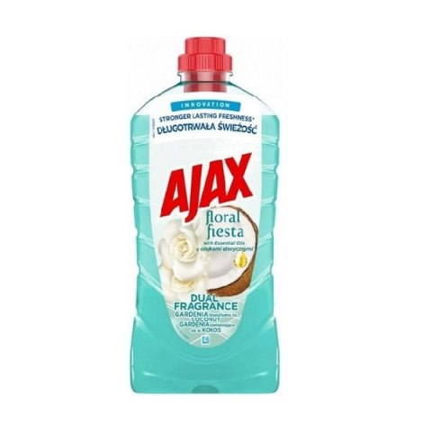 Płyn do podłogi Ajax Floral Fiesta Garden Kokos 1L Płyn do podłogi Ajax Floral Fiesta Garden Kokos 1L
