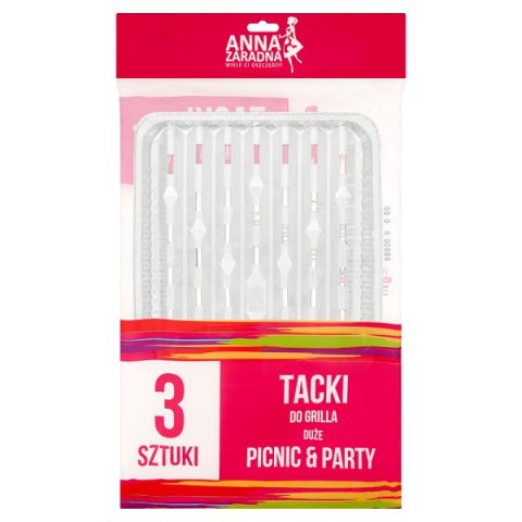 Tacki do grilla 3szt Duże Anna Zaradna Tacki do grilla 3szt Duże Anna Zaradna