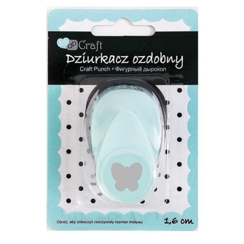 Dziurkacz ozdobny 1,6cm motylek Dziurkacz ozdobny 1,6cm motylek