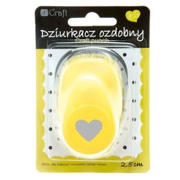 Dziurkacz ozdobny 2,5cm serce