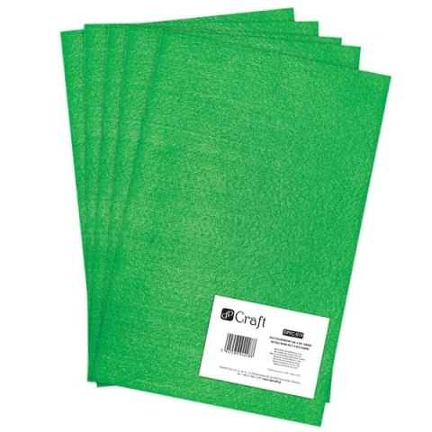 Filc poliestrowy A4 zielony (5szt.) Filc poliestrowy A4 zielony (5szt.)