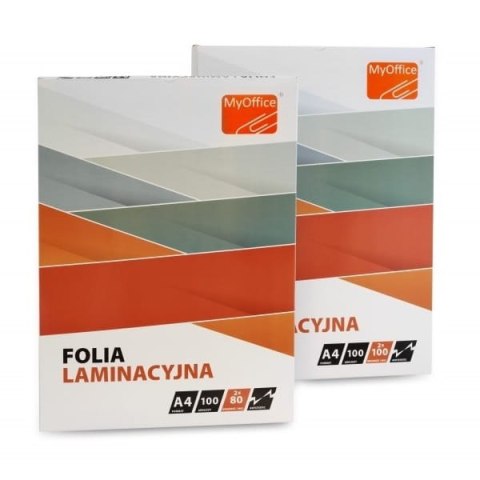 Folia laminacyjna A4 80 mic./100szt. MyOffice Folia laminacyjna A4 80 mic./100szt. MyOffice