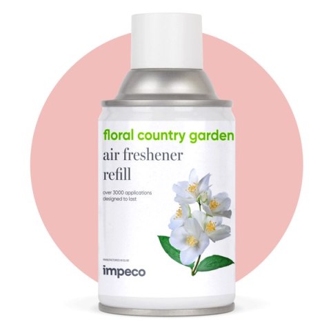 Impeco Freshener - Odświeżacz powietrza w sprayu, wkład, 270 ml - Floral Country Impeco Freshener - Odświeżacz powietrza w sprayu, wkład, 270 ml - Floral Country