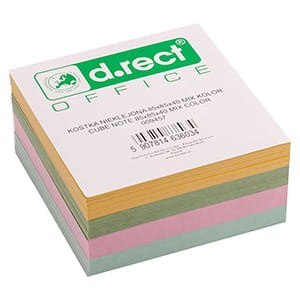 Kostka kolor nieklejona 85x85x40 d.Rect Kostka kolor nieklejona 85x85x40 d.Rect