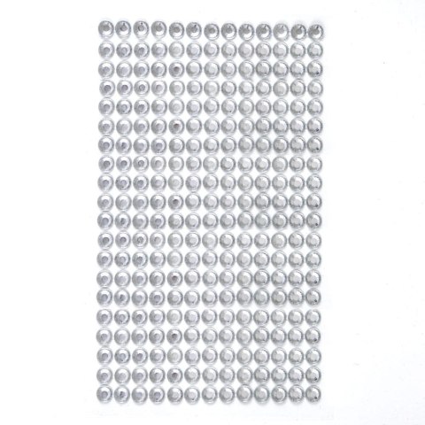 Kryształki samoprzylepne 6mm 260szt crystal Kryształki samoprzylepne 6mm 260szt crystal