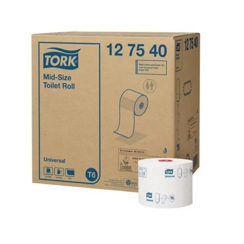Papier toaletowy TORK Mid-Size T6 1w 135m (27rol.) Papier toaletowy TORK Mid-Size T6 1w 135m (27rol.)