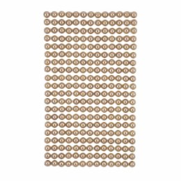 Perełki samoprzylepne 6mm 260szt beige