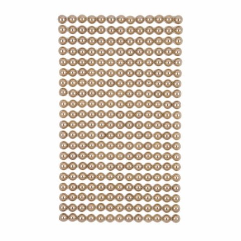 Perełki samoprzylepne 6mm 260szt beige Perełki samoprzylepne 6mm 260szt beige