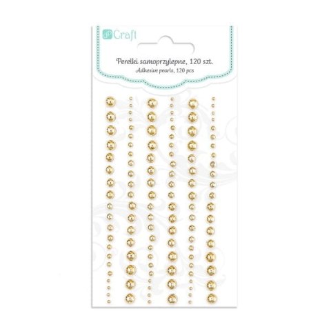 Perełki samoprzylepne mix 120szt gold Perełki samoprzylepne mix 120szt gold