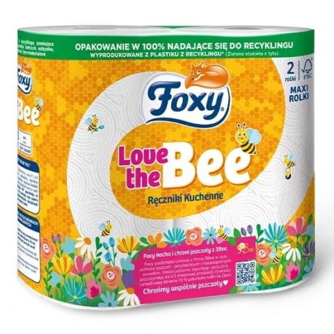 Ręcznik kuchenny FOXY LoveTheBEE (2rol.) Ręcznik kuchenny FOXY LoveTheBEE (2rol.)