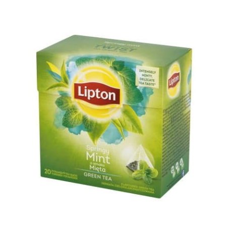 Herbata LIPTON Pyramid Green Tea Springy Mint 32g.