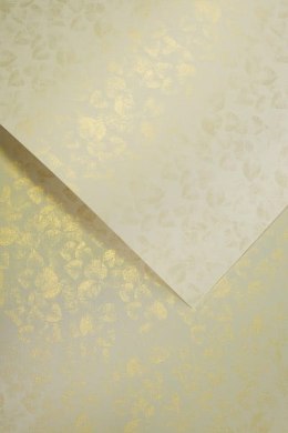 Papier GP A4/250g Liście kremowy (20)