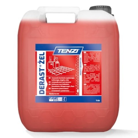 TENZI DERAST Żel usuwanie kamienia, rdzy 10l. TENZI DERAST Żel usuwanie kamienia, rdzy 10l.