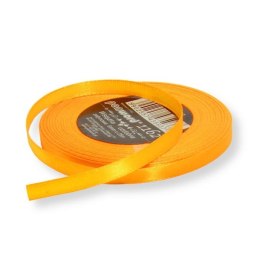 Wstążka satynowa 6mm/25mb jaskrawo pomarańcz 1162