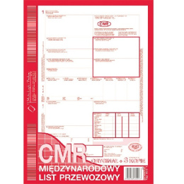 CMR Międzynarodowy list przewozowy 1+3