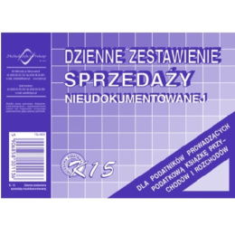 Dzienne zestawienie sprzed.nieudokum.A6