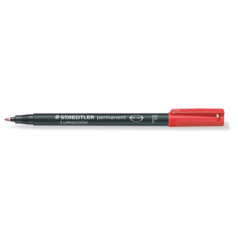 Foliopis STAEDTLER F czerwony 0,6m Foliopis STAEDTLER F czerwony 0,6m