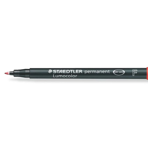 Foliopis STAEDTLER F czerwony 0,6m Foliopis STAEDTLER F czerwony 0,6m