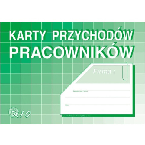 Karty przychodów pracowników A5