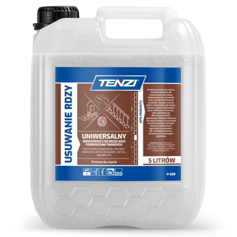 TENZI Usuwanie rdzy 5l. TENZI Usuwanie rdzy 5l.